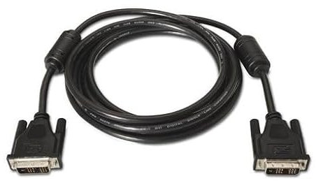 PRENDELUZ Cable DVI Single Link 18+1, macho-macho, 5.0 metros, ideal para conexiones de video en alta definición y monitores.