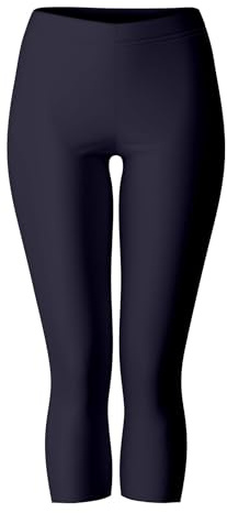 TORO ACTIVA Pack of 2 Women's Cropped Leggings 3/4 Length High Waisted Capri Tights for Yoga Gym Summer & Casual Wear Soft Stretchy Plus Size Pants