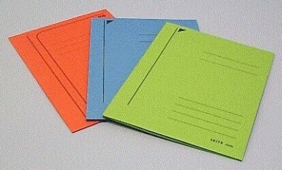 Esselte Leitz GmbH & Co. KG Premium Jurismappe A5 LEI 3925-00-35 blau 3 Klappen 320g Karton