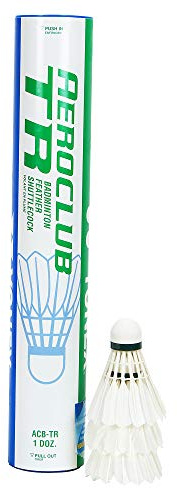Yonex Aeroclub Tr Badminton Feather Shuttlecock, (White)