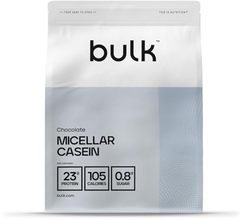 Bulk Caseina micellare, Frullato proteico, Cioccolato, 500g, 16 porzioni