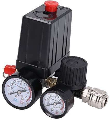 Interruptor de Presión, Válvula de Compresor de Aire de 4 Agujeros 90-120PSI 220V 380V para Reemplazo