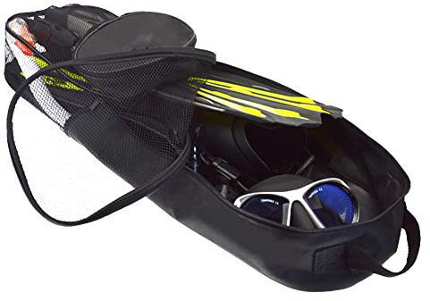 LKJYBG Sac Étanche pour Plongée Sous-Marine avec Poche Sèche - Grande Capacité pour Apnée et Snorkeling - Noir, Taille Unique