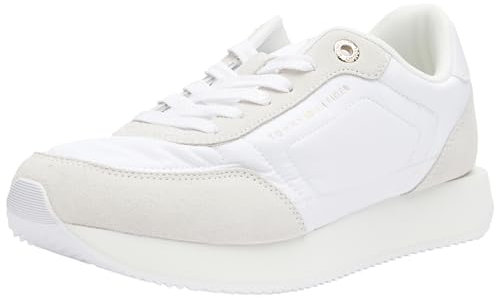 Tommy Hilfiger Damen Runner Sneaker Sportschuhe, (White), 36