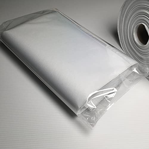 Tela blanca de 3 metros de ancho para planchar, ligera y fusible de 90 cm de ancho, ideal para endurecer tela, EPP, exfoliantes (paquete de 3 metros)
