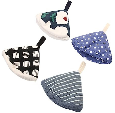 4Pezzi Copertura Maniglie Triangolari Termoresistenti Presine Scottature per Coperchi e Pomelli Gadget per Protezione Maniglie Calde