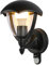 TEKLED Gardens Megan Outdoor Lantern Wall Light | E27 Compatible Lighting Fixture | Weatherproof Assurance IP44 | For Entryways Facades Porches Garages |with motion sensor | Upward (Bulb not Included)