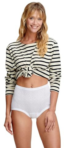 Culotte taille haute - coton ajouré issu de l'agriculture biologique