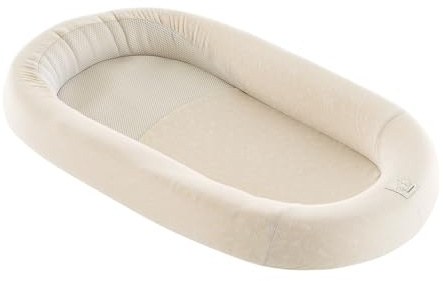 TRÄUMELAND Nido de bebé Home – Nido transpirable y suave para bebés con almohadilla de aire 3D – Cojín portátil para dormir – Ideal para recién nacidos – Comodidad y seguridad para el hogar y viajes