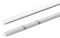 Canaleta - canaleta para tira led empotrada de 1 m, color plata, ideal para una instalación discreta y estética de iluminación. *