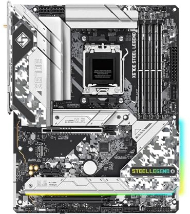 motherboard Fit For ASRock X670E Steel Legend Scheda madre ATX AMD X670 Socket AM5 DDR5 SATA3 M.2 HDMI DP WIFI for Ryzen serie 7000/8000/9000