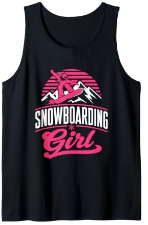 Snowboarder Snowboarding Girl Girls Children Snowboard Tank Top