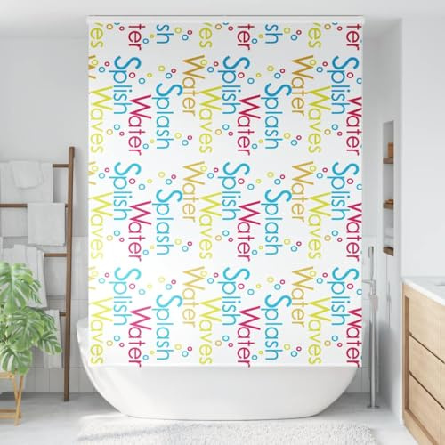 Water Resistant PEVA Cassette Roller Blind Bathroom Privacy Ceiling Wall