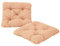 Ambientehome 2er Set Sitzkissen Sessel Evje, beige, ca 50 x 50 x 8 cm, Polsterauflage