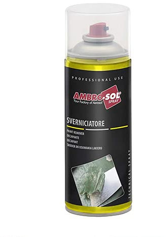 bomboletta di sverniciatore spray da 400ml, colore trasparente, ideale per rimuovere qualsiasi tipo di vernice ideale per il fai da te o per uso industriale Varie Quantità (1)