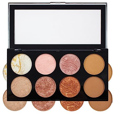 MAKEUP REVOLUTION Ultra Blush Palette Golden Sugar, 13 g