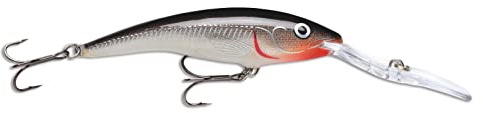 Rapala - Deep Tail Dancer Angelköder - Angelzubehör aus Balsaholz - Stabile Tauchschaufel - Süßwasser Spinnköder - Lauftiefe 12m - Fischköder 13cm, 42g - Hergestellt in Estland - Silver