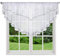 FKL DESIGN Home Deco Balkongardine - Vorhang - Gardine aus Voile mit Satinband - Schlafzimmer Wohnzimmer Kinderzimmer - Weich Fallende Gardine Modern - 400 x 85 cm - Weiß, LB-271