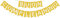 Striscione Buon Compleanno pre-infilato - NO FAI DA TE - con lettere lucide Striscione Buon Compleanno glitterato per decorazioni e forniture per feste di compleanno dorate