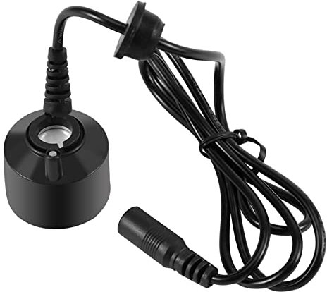 Tiiyee Nebler, Wasserteich Brunnen Fogger Zimmerbrunnen Mister Foggers Mini Nebelmaschine Zerstäuber Luftbefeuchter Adapter Fogger Brunnen für Wasserspiel Steingarten Aquarium