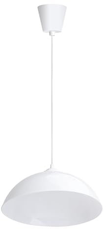 Lámpara colgante - diseño moderno de plástico blanco, tipo E27, sin fuente de luz incluida. Ideal para ambientes luminosos y elegantes.*