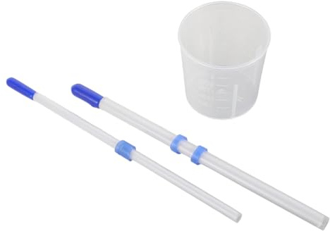 YARNOW Comedero para Pollitos Inyector de Plástico para Picos de Pollitos Comedero para Patos y Codornices para Avicultura Interiores y Exteriores