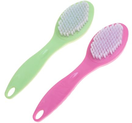 CLISPEED 2 pezzi Pietre Pomice Naturali Doppia Faccia per Rimozione Duroni e Pelle Morta Strumento Esfoliante Ergonomico per Piedi Morbidi e Puliti Uso Sicuro e Duraturo Colore Casuale