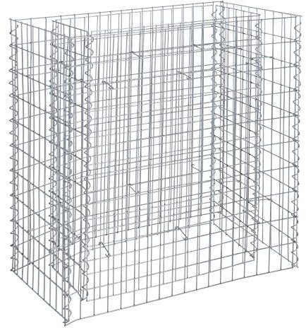 ESTEXO Hochbeet Gabionenhochbeet Gabione Pflanzkorb Drahtgitter Steinkorb Verzinkt Korb Stahlgabione Stahlkorb Metallbeet Metallhochbeet (360x50x100 cm)
