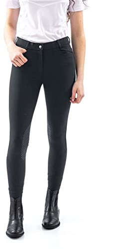 Whitaker Women's Whitaker Ladies Clayton Grip Knee Breech Pants, Black, 32W UK