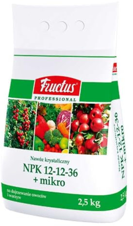 Fructus Universaldünger Gartendünger Volldünger Gemüsedünger NPK 12-12-36 2,5kg