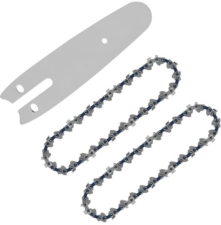 PCXWTLN 2 Catene per Motosega da 4 Pollici, Ricaricabili, Resistenti alle Alte Temperature e all'Usura, per Motosega da Giardino, Adatta per Motosega, Compatibile con Tutte Le Mini Motoseghe da 4