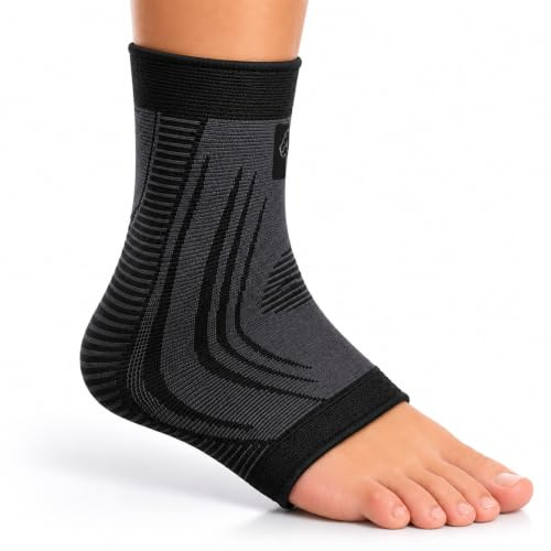 NEO X-PRO Chevillère pour entorse de cheville - Stabilisateur de sport avec compression - Soutien pour football, course à pied et usage quotidien - Homme et femme - Ankle Support (Noir, XL)