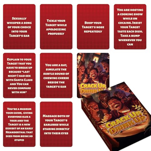 Generico Giochi di Carte con Bevande | Giochi da Bere Sociali - Serate Divertenti E Veloci per Amici, Famiglia, Coppie, Campeggio E università