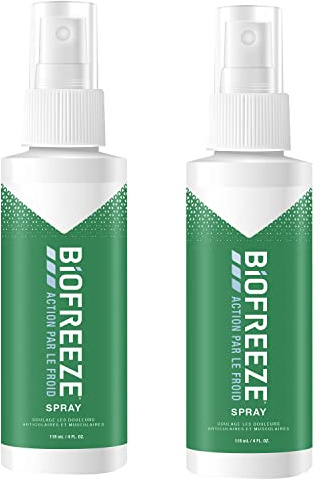 Biofreeze - Kylverkande sprayer - lindrar muskel- och ledvärk - 2 x 118 ml (236 ml)
