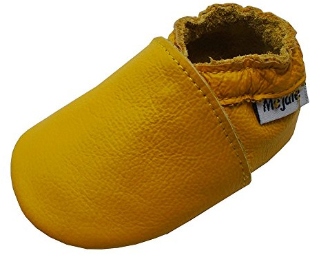 Mejale Chaussures Bébé Filles Garçons Cuir Souple Chaussons Premiers Pas 0-6 Mois - 2Ans