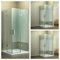 Duschkabine Eckdusche Dusche Duschabtrennung Pendel Quadrat Glas Eder, Größe:90 x 90 x 190 cm, Dusche_Amazon:Gestreift | ohne Duschtasse & Ablauf