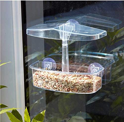Garden Mile Estación de alimentación de aves Wild Garden, comedero ideal para semillas de aves silvestres, suet o gusanos de harina y otros alimentos para aves silvestres