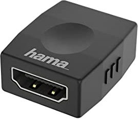 Hama HDMI Adapter Ultra HD 4K 60 Hz (Buchse, HDR, ARC Audio, HEC Ethernet, Zum Verbinden Von Zwei Kabeln, Zwischen PC, Laptop, Monitor, TV, Beamer, Ideal Fürs Gaming)