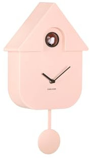 Karlsson Kuckucksuhr Modern Cuckoo - Rosa - 21,5x8,5x41cm - Andere - Thermoplast - Wanduhr Modern Wohnzimmer - Wanduhren - Kuckucksuhr