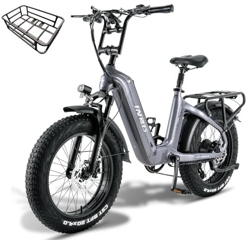 Fafrees Bicicleta eléctrica de montaña para Mujer F20 Master E de 20 Pulgadas, Bicicleta eléctrica de Trekking de 48 V/22,5 Ah / 1080 WH, batería eléctrica, 60 N.m, Bicicleta eléctrica
