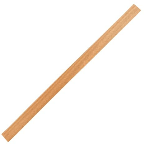 LANZLC Türschwellenrampen, 90.5x5x1cm Schwellenrampe, PVC Rollstuhlrampe, Auffahrrampe Schneidbar Rampe Türschwelle, Übergangsprofil Selbstklebend, Rollstuhlrampe für Türen Einfahrten Badezimmer-Braun