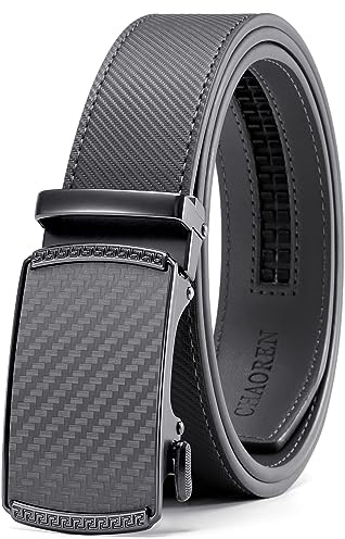 CHAOREN Cinturones Hombre, Cinturón Hombre Cuero Agujeros Ancho 35mm, Encaja en Cualquier Lugar