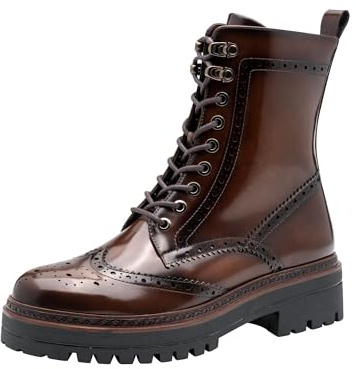 Tamaris Femme Damen Lace Boot Flat 1-25232-45 Bottine, Marron, 37 EU