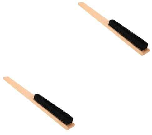 2 Pièces Brosse de Nettoyage pour Vêtements Bois Élimination Douce Peluches et Poussières
