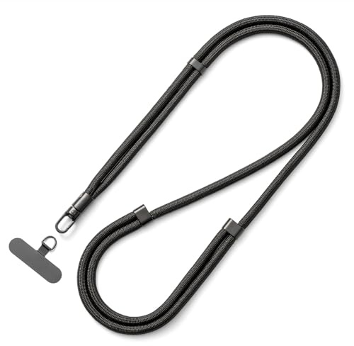 MORSUNBELA correa para teléfono móvil, correa universal para teléfono, correa para el cuello de teléfono móvil, correa para llaves, ajustable de 40 cm a 80 cm para el cuello, para teléfono, llaves, 80