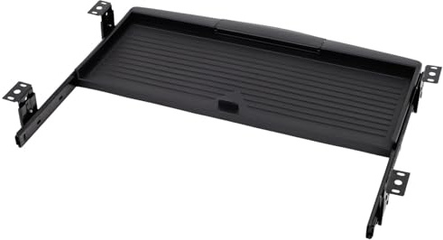 BESPORTBLE Cajón del Teclado y el ratón con Bandeja Deslizante bajo Mesa, Soporte para Teclado PC con Estuche para lápices, diseño Creativo y fácil instalación para Oficina y hogar