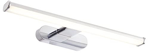 Turia LED Over Mirror Light IP44 Cabinet Bathroom Shower Room Chrome Effect Waterproof Vanity Designer Wall Mirror Light