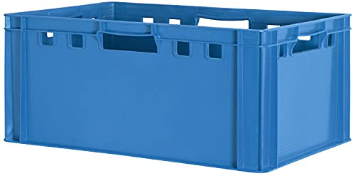 1x Euro Apilamiento de Plástico Caja Industrial Euro Caja Almacenamiento Eurobox E3 Kingpower
