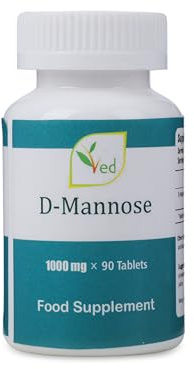 Ved D-Mannose Tablets | 1000mg x 90 Tablets.