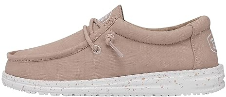 HEYDUDE Wally youth Slub Sneaker Beige da Bambino 40044-265